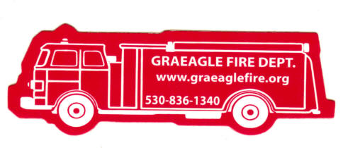 GFPD Firetruck Magnet